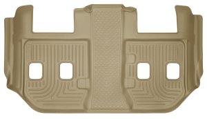 GMC Yukon XL Floor Mats - Rear - Husky Liners - WeatherBeater - Tan - 2015